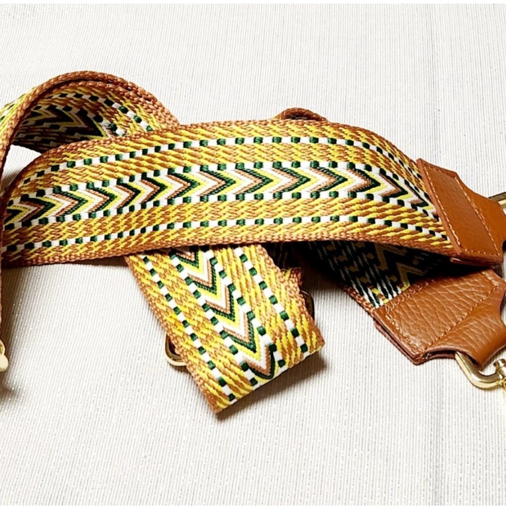 Adjustable Purse Strap with Gold Buckle